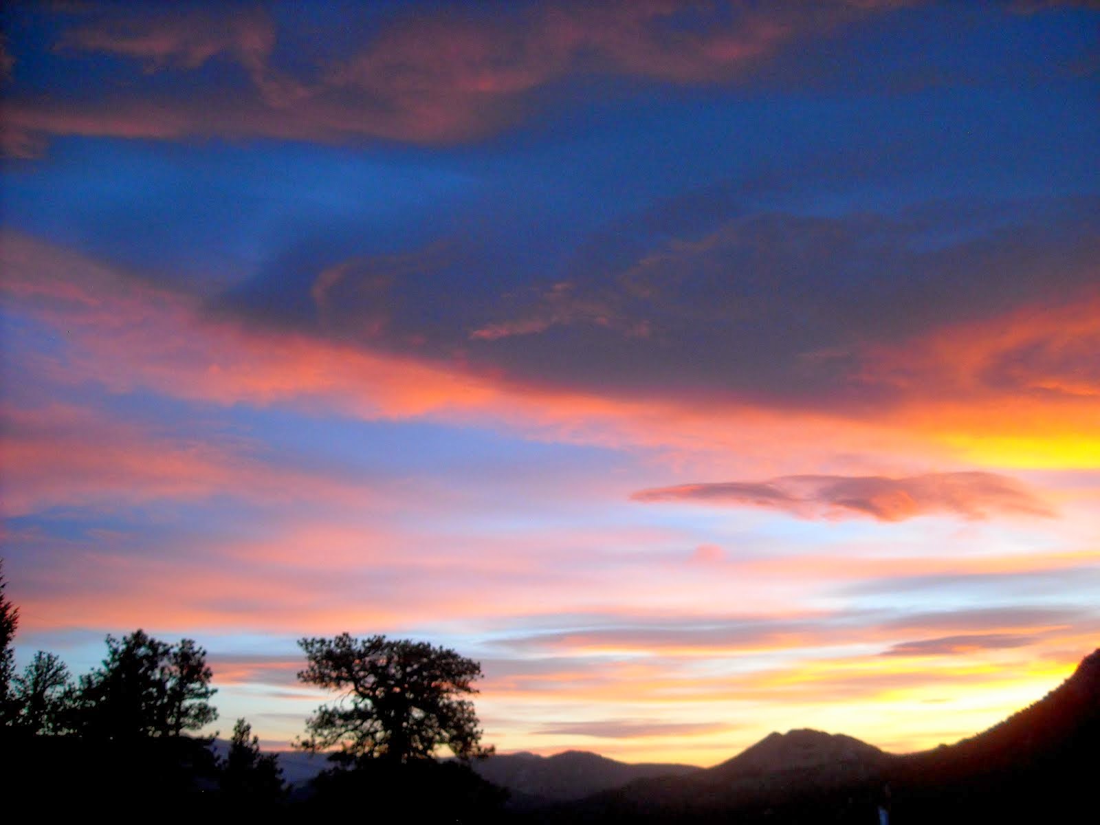 Morning Sky Over Estes Park