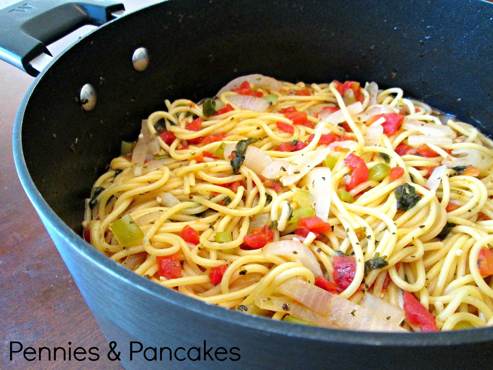 Pennies & Pancakes Easy OnePot Pasta {Recipe & Cooking Method}