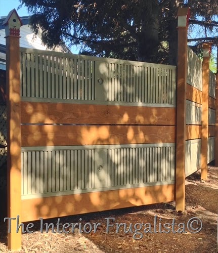 Diy Garden Screen From Repurposed Louvered Bi Fold Doors The