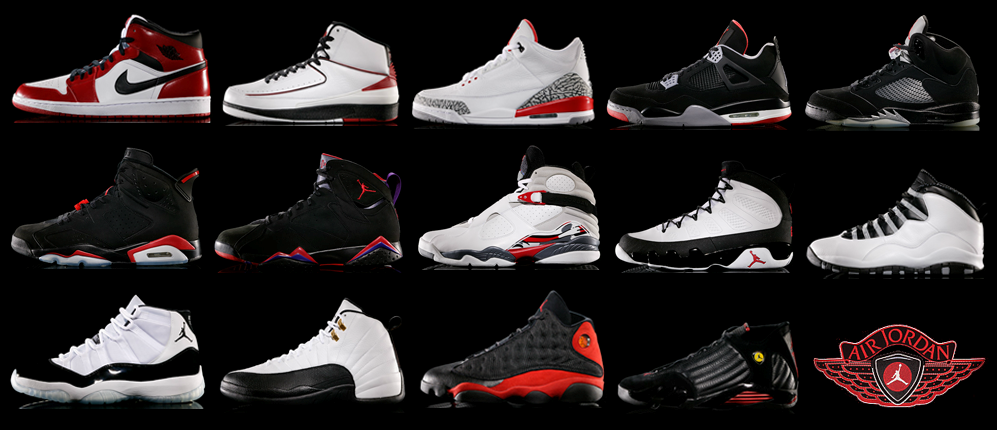 tipos de air jordan