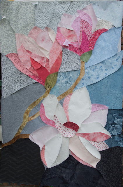 magnolias quilt