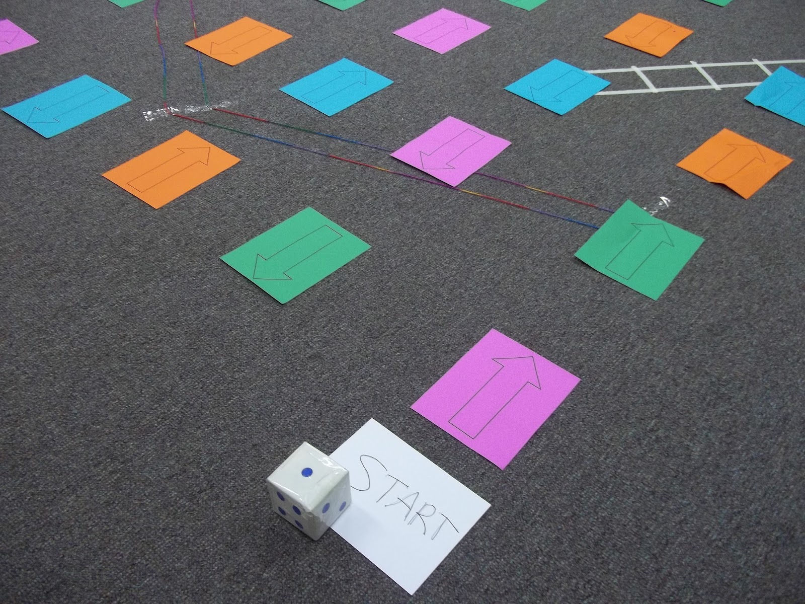 What is Bridget Reading? Life Size Chutes & Ladders