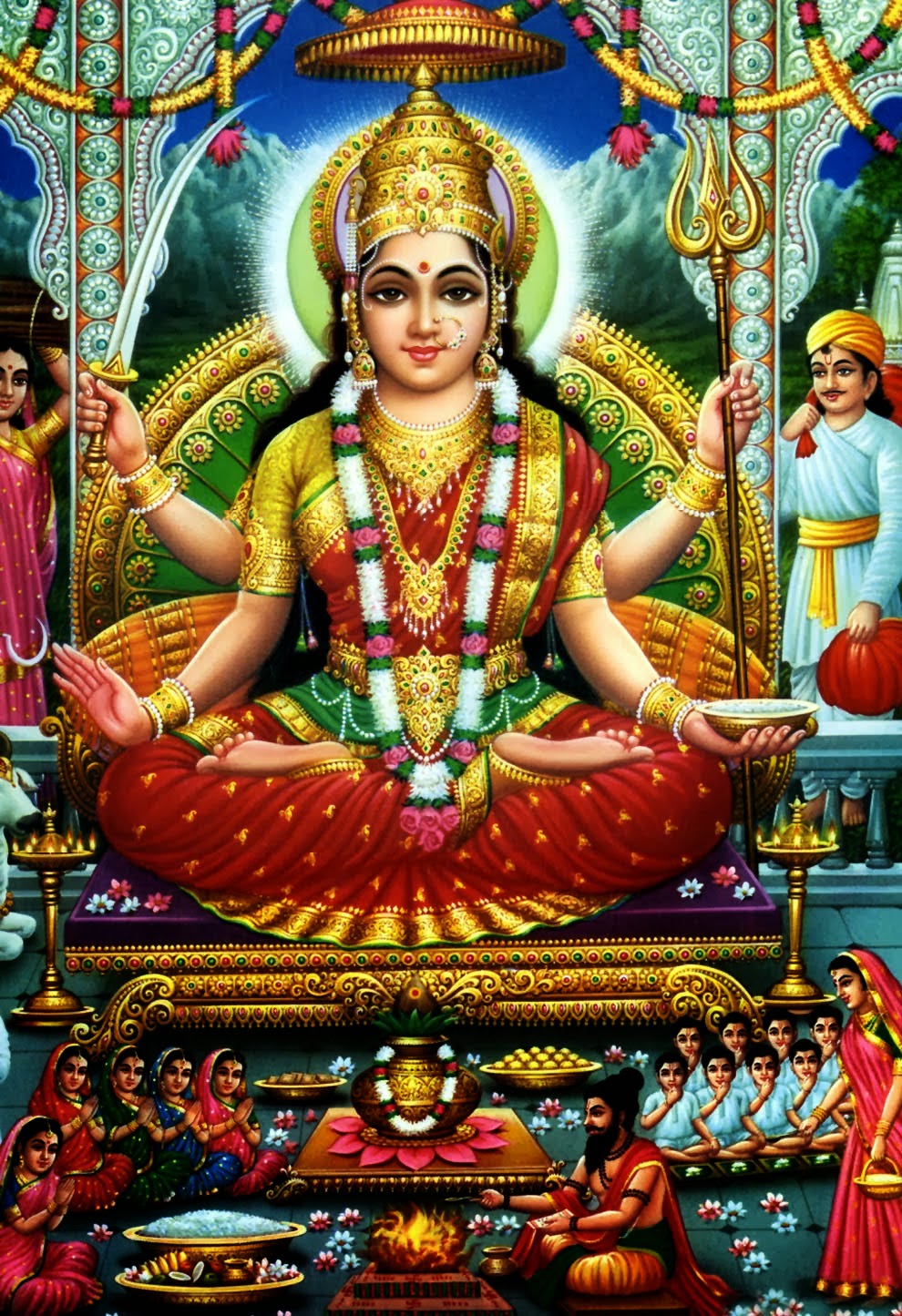 Goddess Lakshmi Devi HD wallpapers Images Pictures photos ...