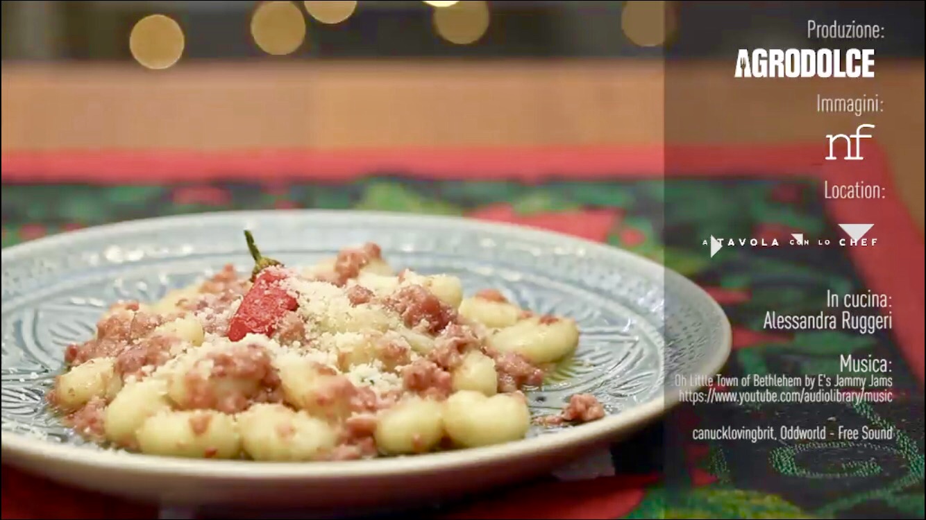 gnocchi ragu' di zampone ALESSANDRA RUGGERI PER AGRODOLCE CUOCAATEMPOPERSO