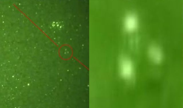 Secret TR-3B flying at high altitude caught on night vision camera  TR-3B%2BNigh%2BVision%2BAmerica