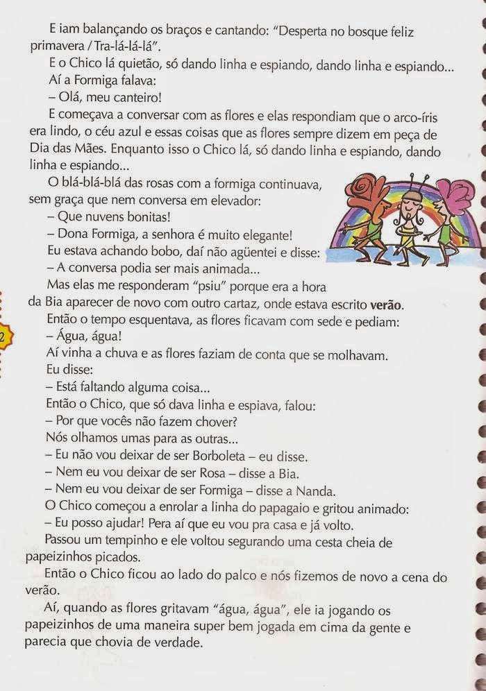 Resumo Do Texto Eu Chovo Tu Choves Ele Chove