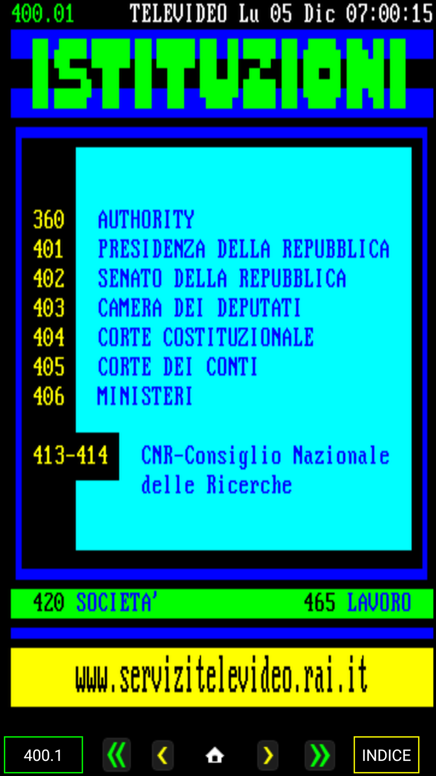 TELEVIDEO RAI PER ANDROID SCARICARE