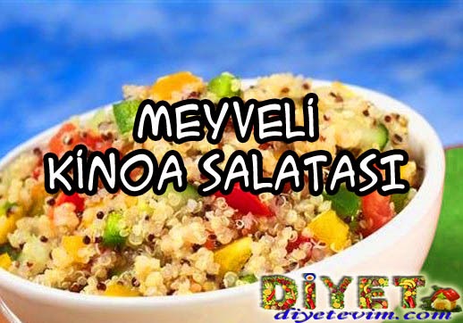 kinoa salatası diyet salata tarifi