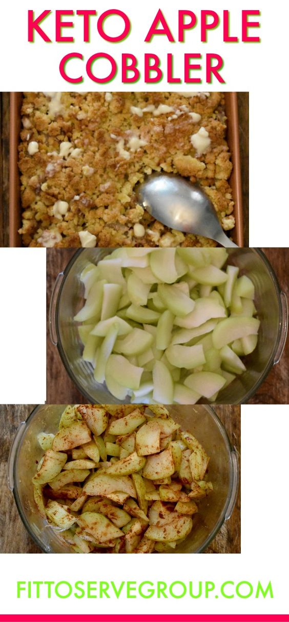 The Best Keto Apple Cobbler EAT