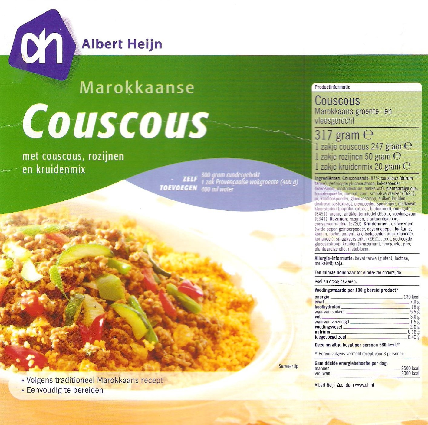 Mangerie?! AH 'Marokkaanse Couscous'
