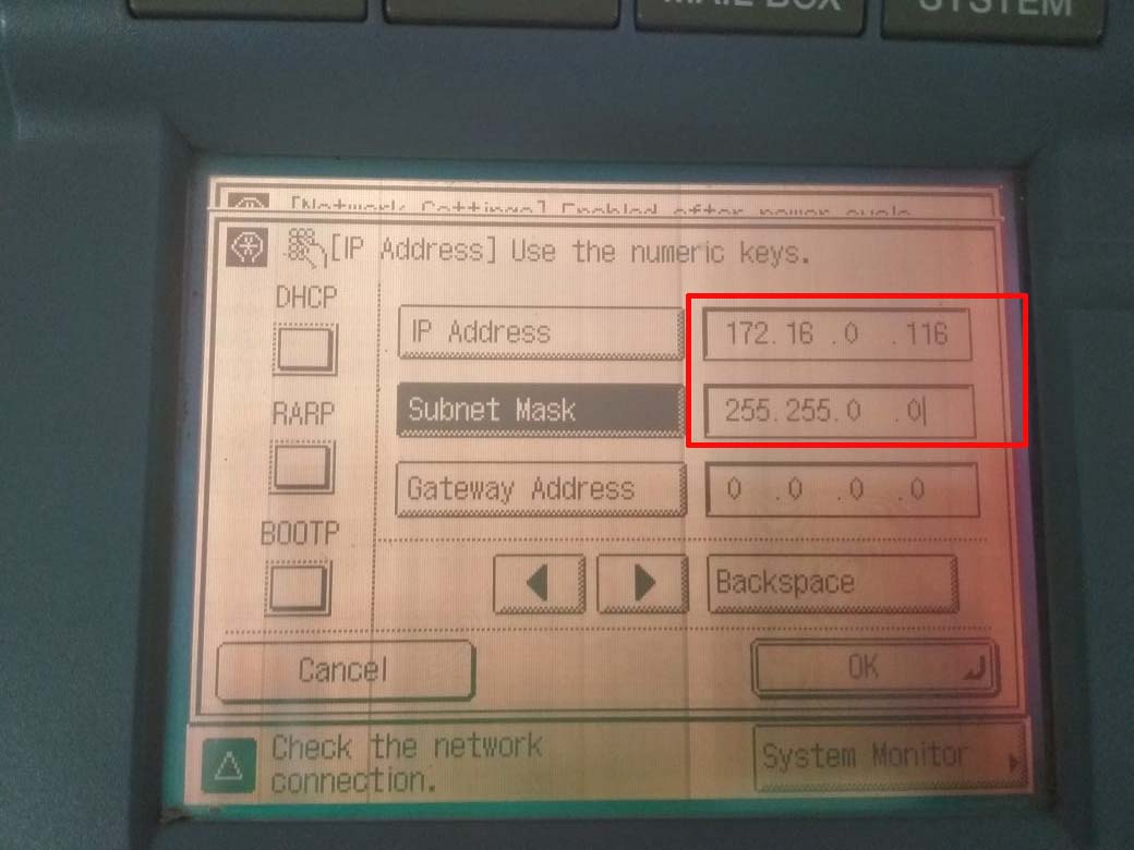 Menghubungkan mesin fotocopy dengan kabel LAN tanpa wifi - Pesan Copy Menghubungkan mesin fotocopy dengan kabel LAN tanpa wifi - Pesan Copy