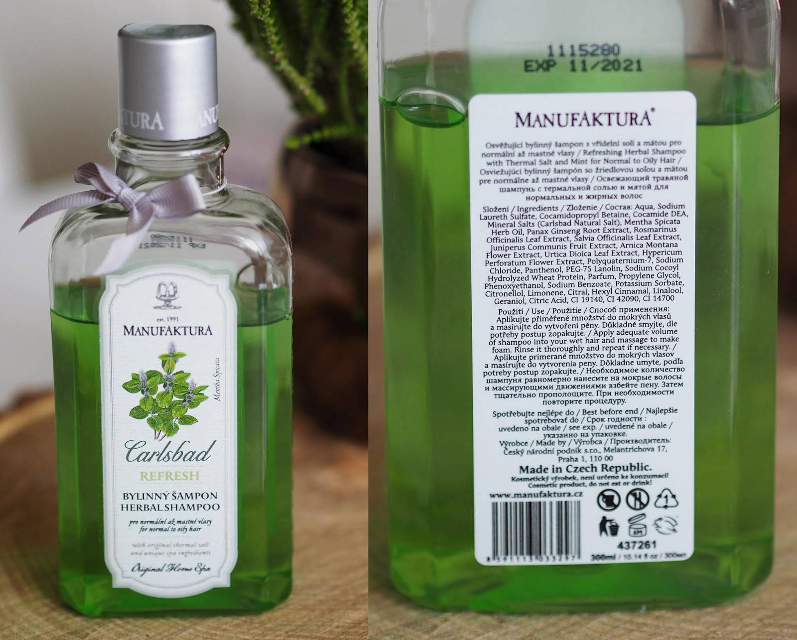 manufaktura Bylinný šampon s vřídelní solí a mátou recenze