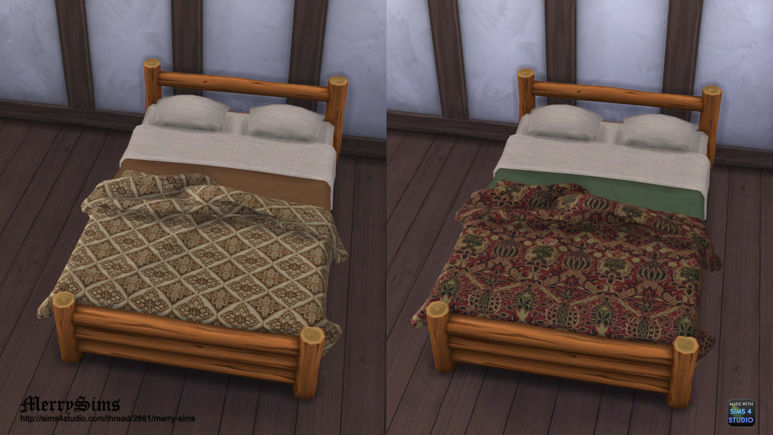 Sims 4 Cc Single Bed Blankets