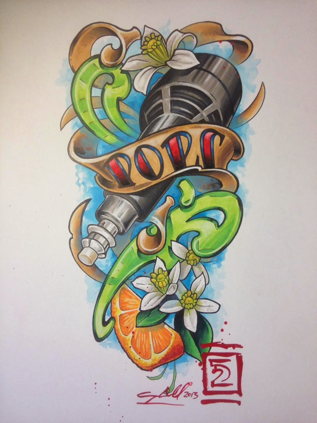 The Daily Acquisition: Finished Tattoo & Artwork