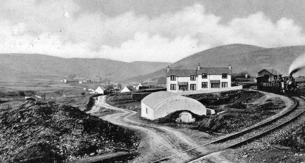 Tour Scotland Old Photographs Railway Station Leadhills Scotland