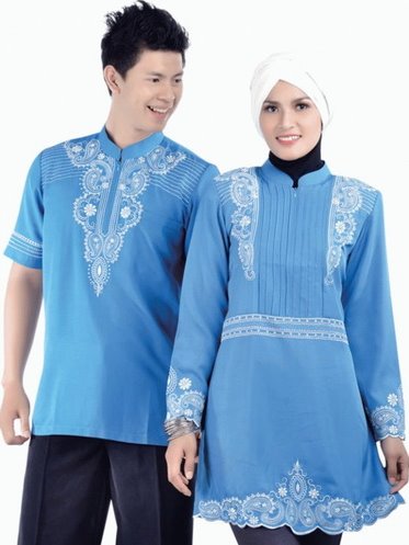 24 Kreasi Baju  Muslim Couple  untuk Pasangan Suami  Istri  