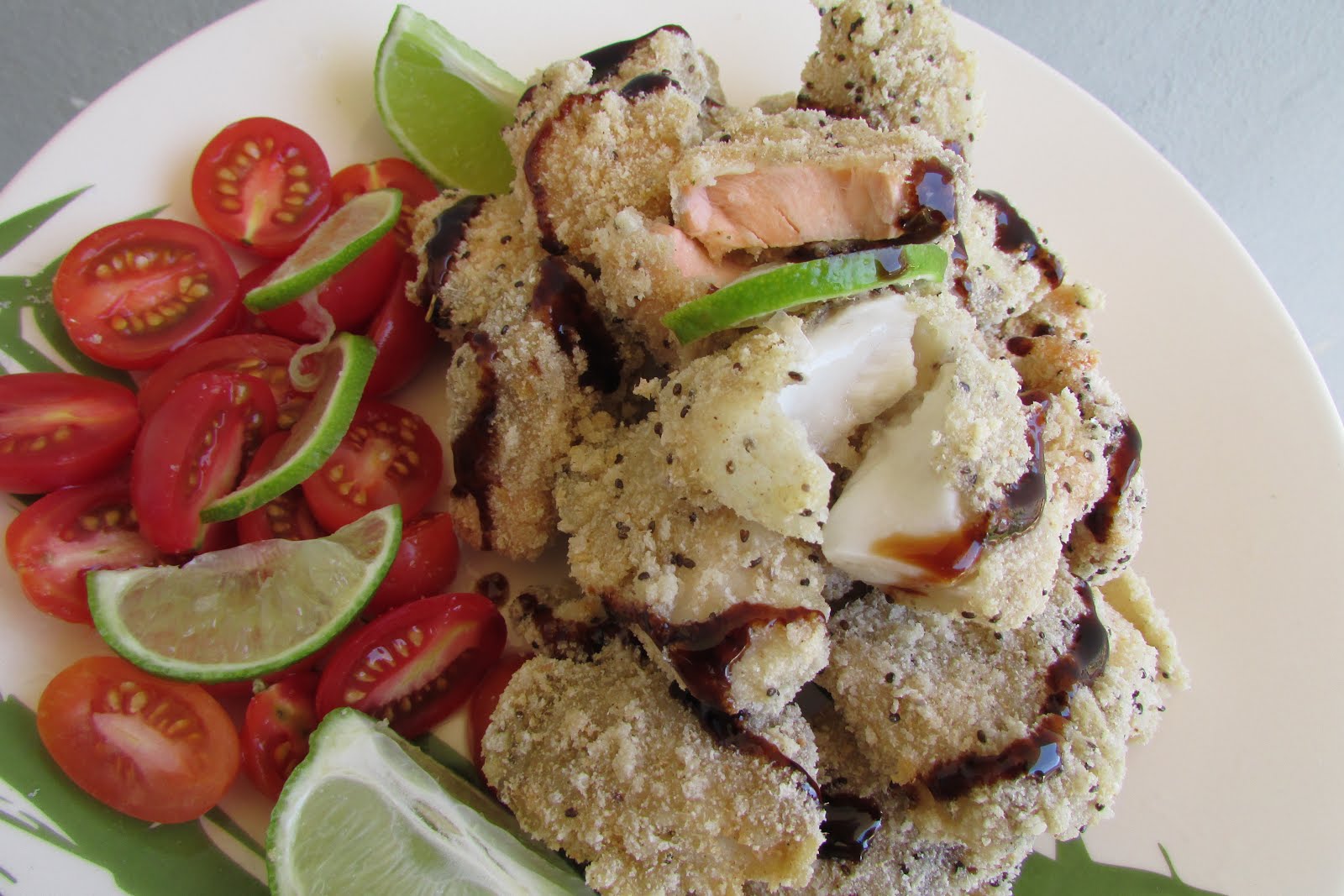 Feito na Hora & Chef em Casa Aperitivos de salmão e tilápia