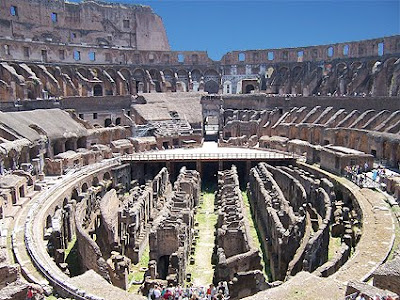 El Teatro Coliseo de Roma (Italia) - Julio de 2006
