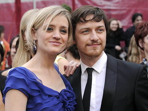 Super Hollywood: James Mcavoy With His Wife Anne marie Duff In Pictures