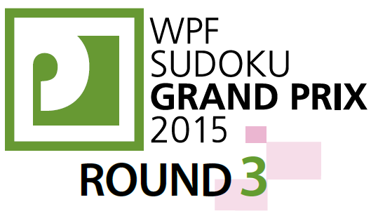 WPF Sudoku Grand Prix 2015 Round 3