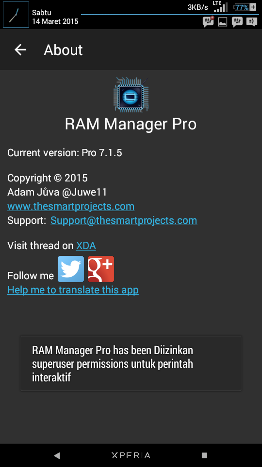 Ram pro android. Ram pro android