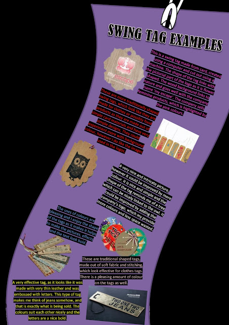 Zoe Thornton: Swing Tag examples