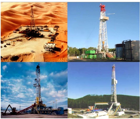 Types Of Drilling Rigs (1) Land Rigs petroleum pedia