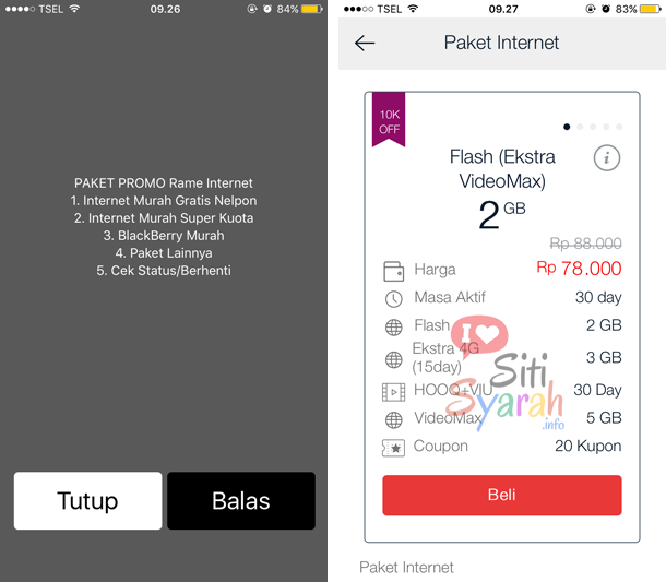 perbedaan paket data dan kuota