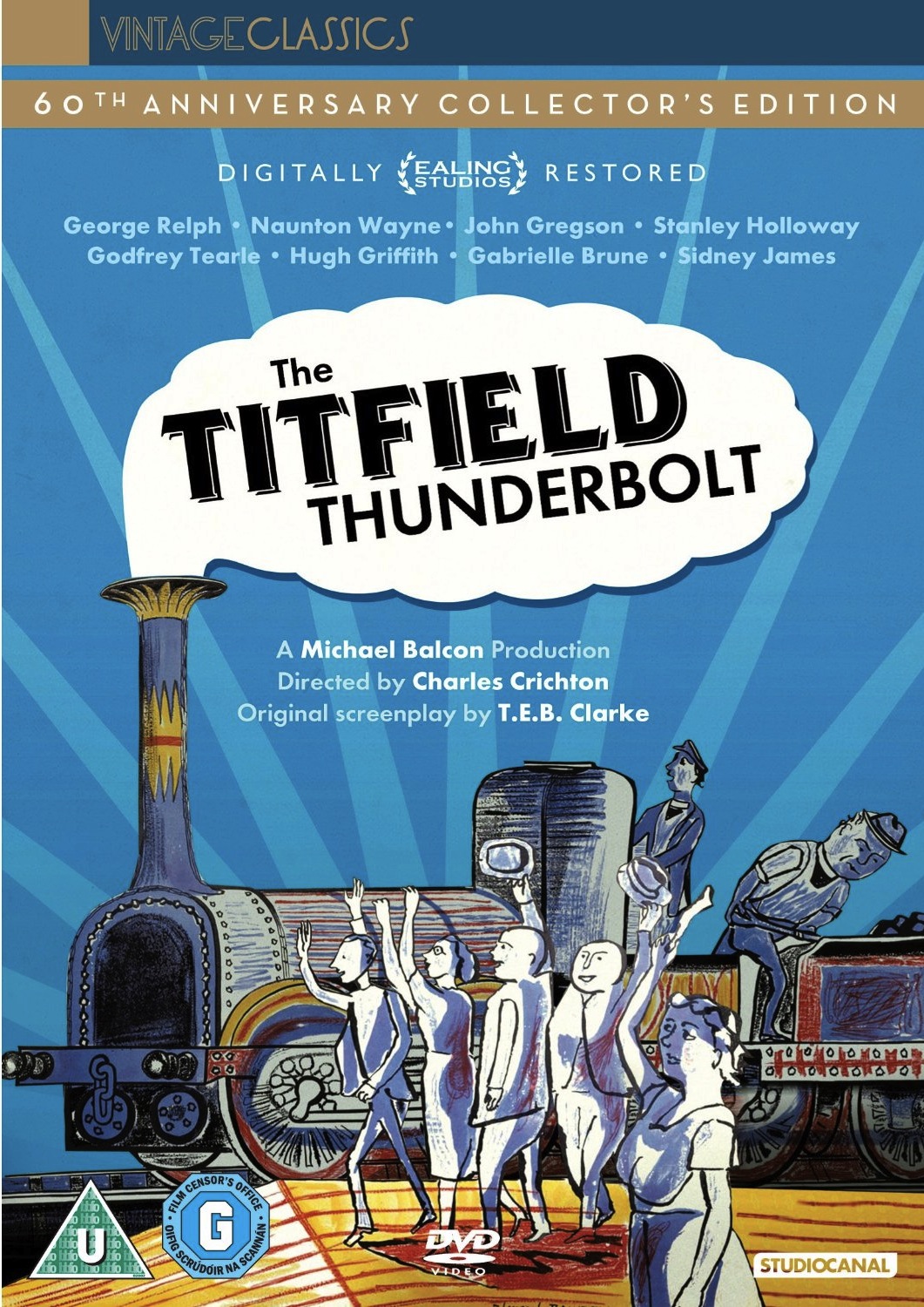 The Titfield Thunderbolt old movie advertising wall art poster reproduction.