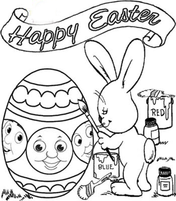 Free Coloring Pages: Happy Easter Coloring Pages