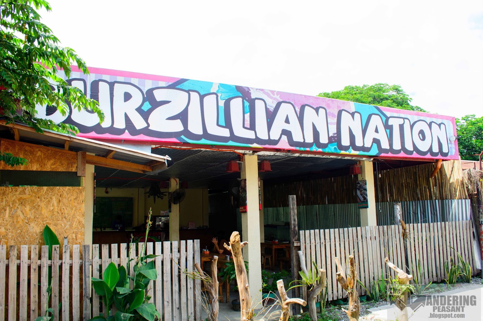 The Wandering Peasant Burzillian Nation Monster Burger in Sta. Rosa
