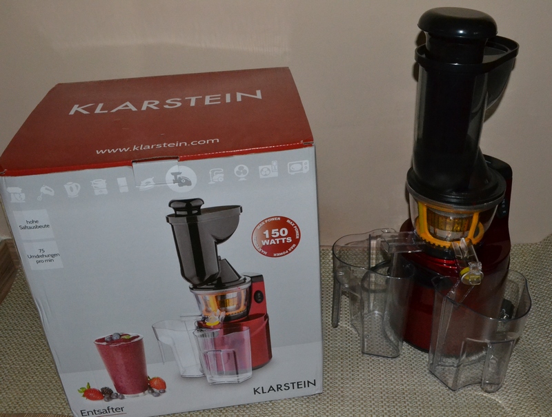Yvonne & Sandra Klarstein Fruitpresso 2G Slow Juicer Rosse Leckerer Saft in Handumdrehen
