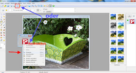 Screenshot PhoXo zum Kopieren von Objekten
