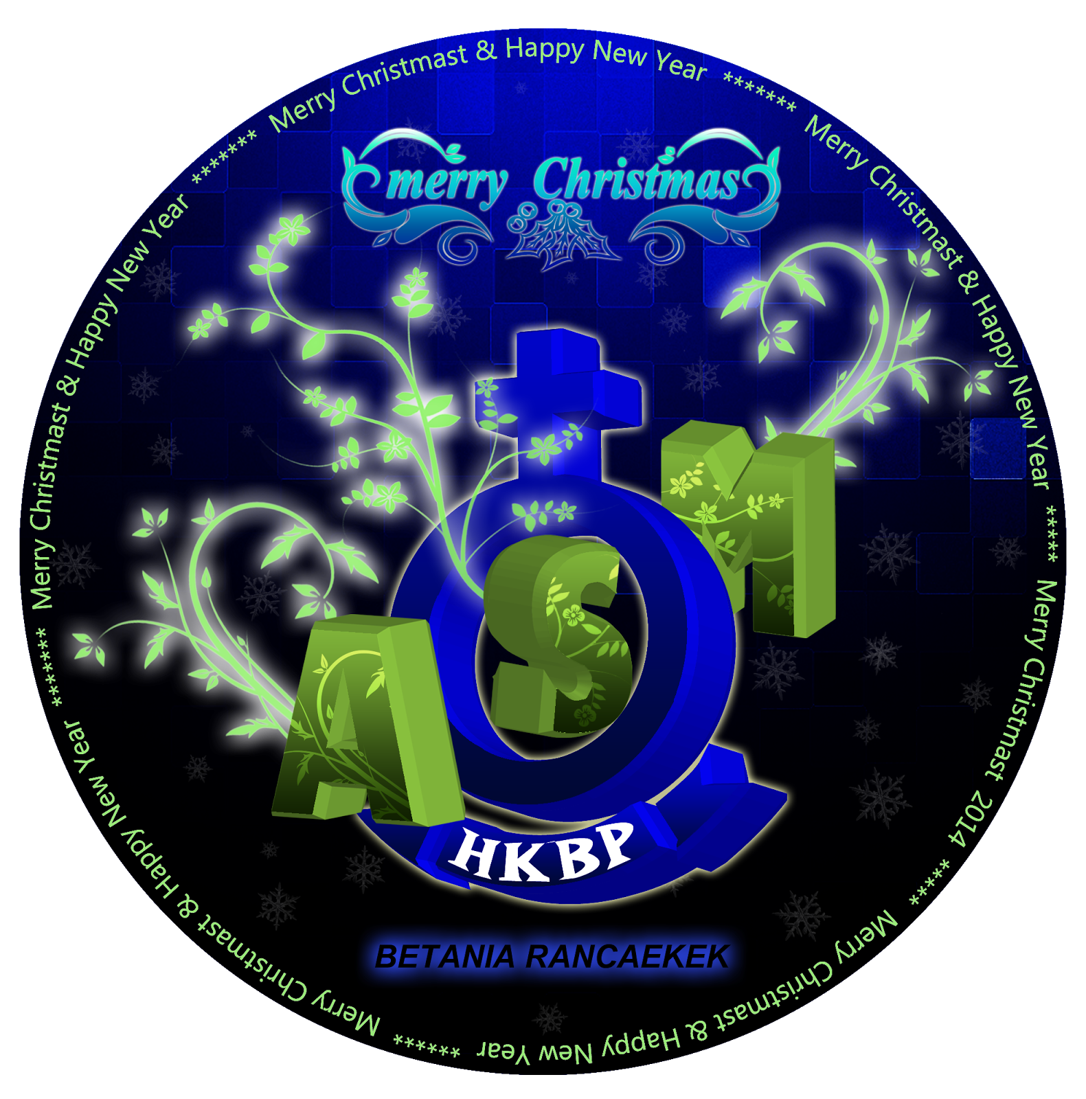 Design Gantungan Kunci Natal ASM « HKBP Rancaekek