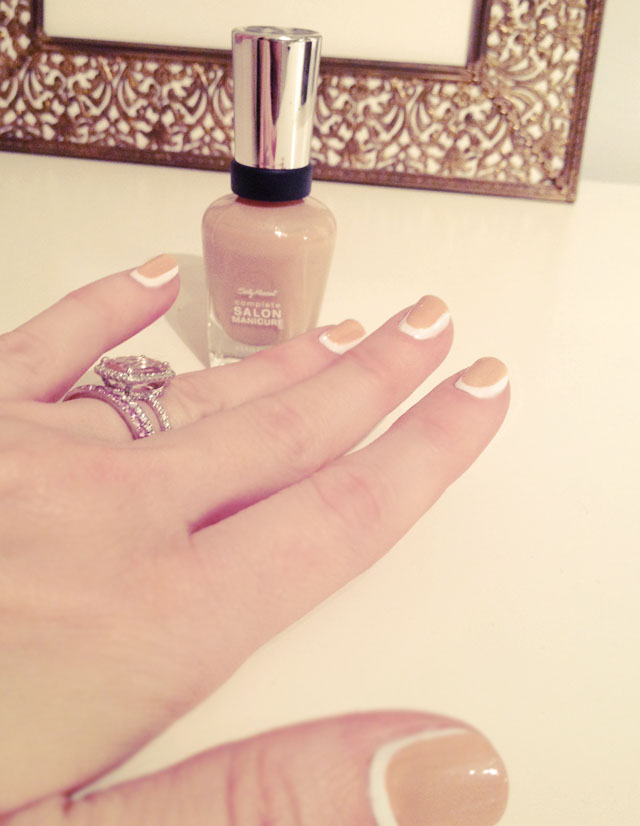 pale nails for spring 2013