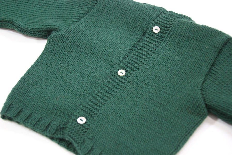 Tutorial y patrones gratis Jersey de ochos para bebé