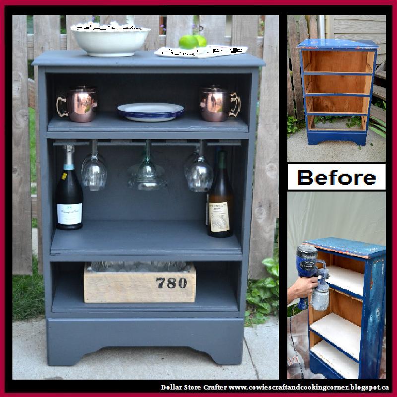Dollar Store Crafter Turn An Old Dresser Into A Bar