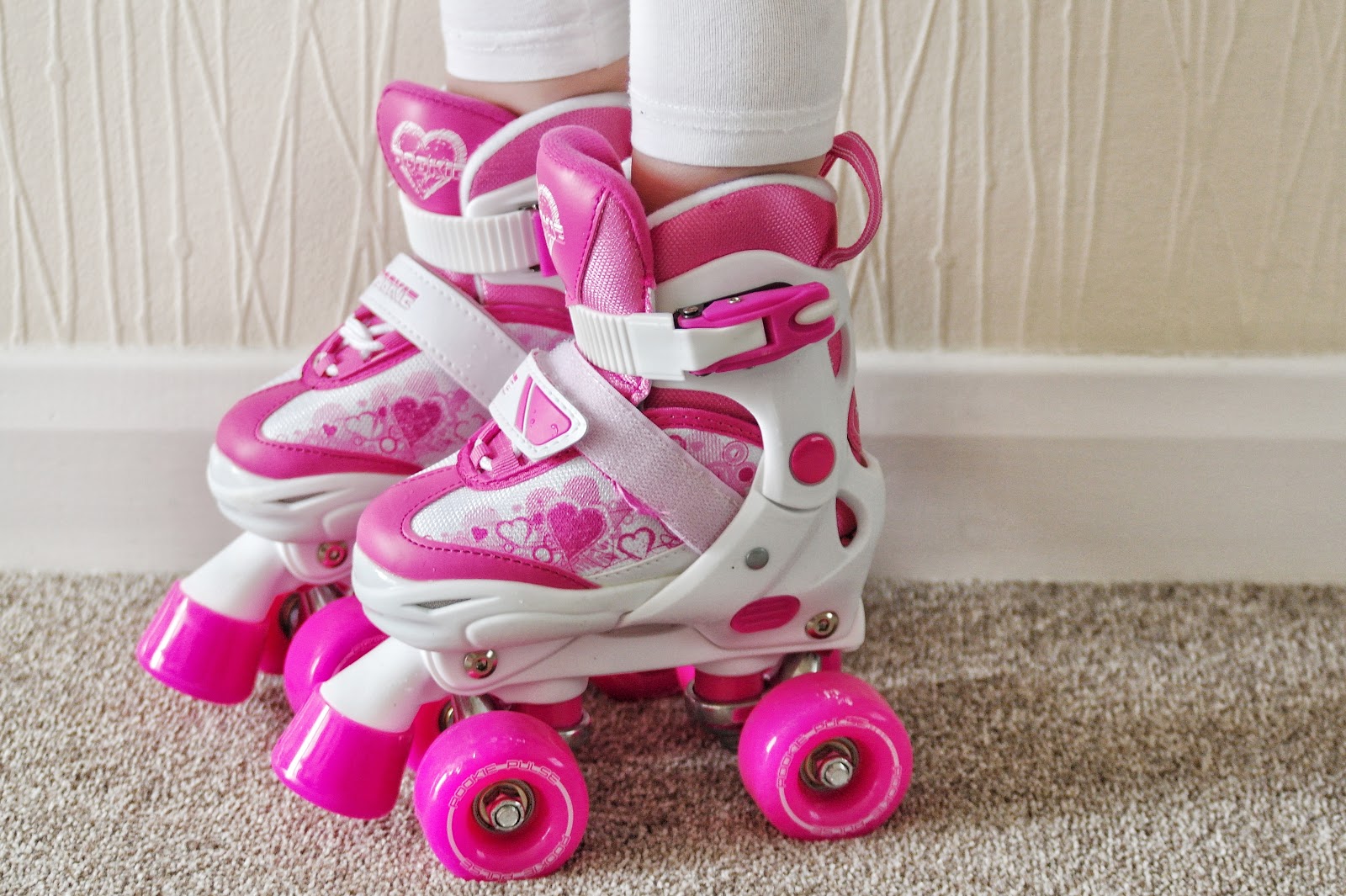 Rookie Fab verstellbar Kinder Mädchen Quad Rollschuhe-optional Skate Tasche 