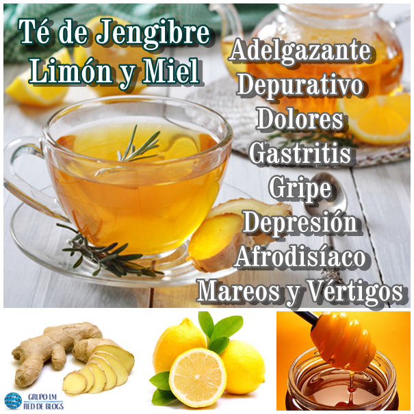 beneficios del jengibre limon y miel