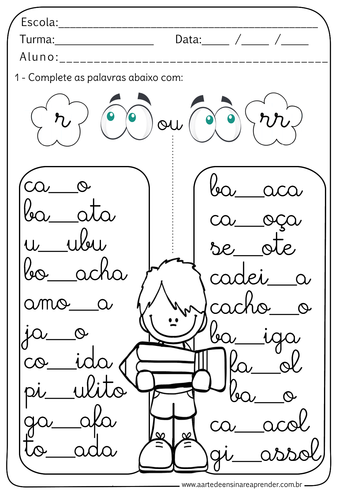 WORD: ATIVIDADES DE ORTOGRAFIA PARA O ENSINO FUNDAMENTAL