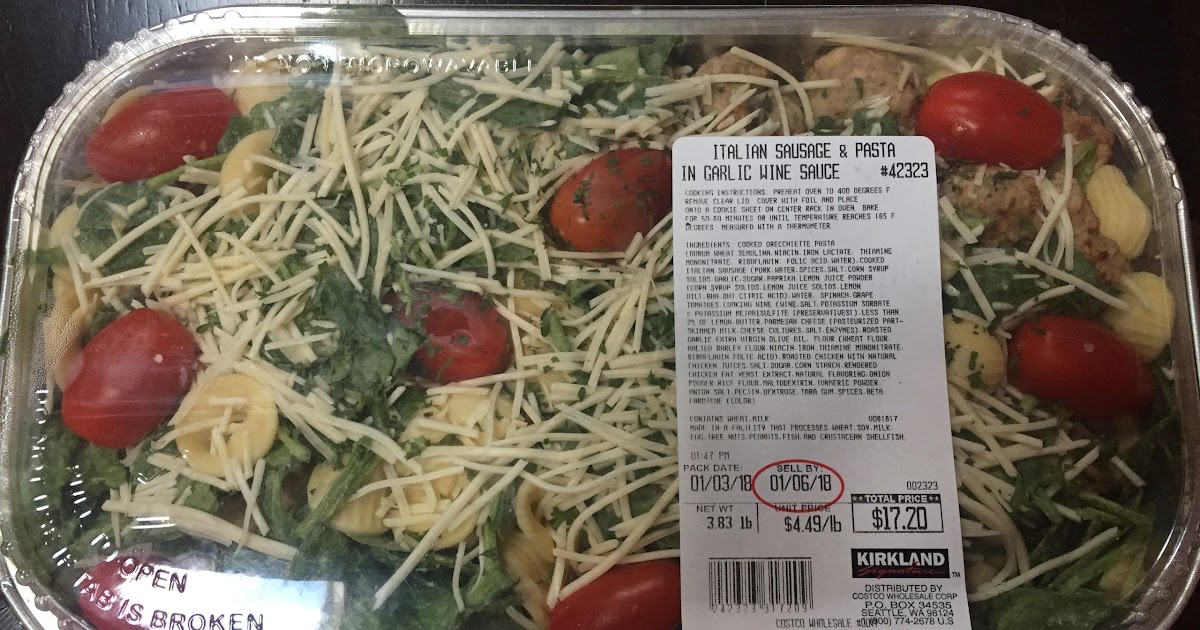 【美國・Costco】美國好市多分享→Italian Sausage & Pasta in Garlic Sauce(加熱即食蒜味義大利香腸