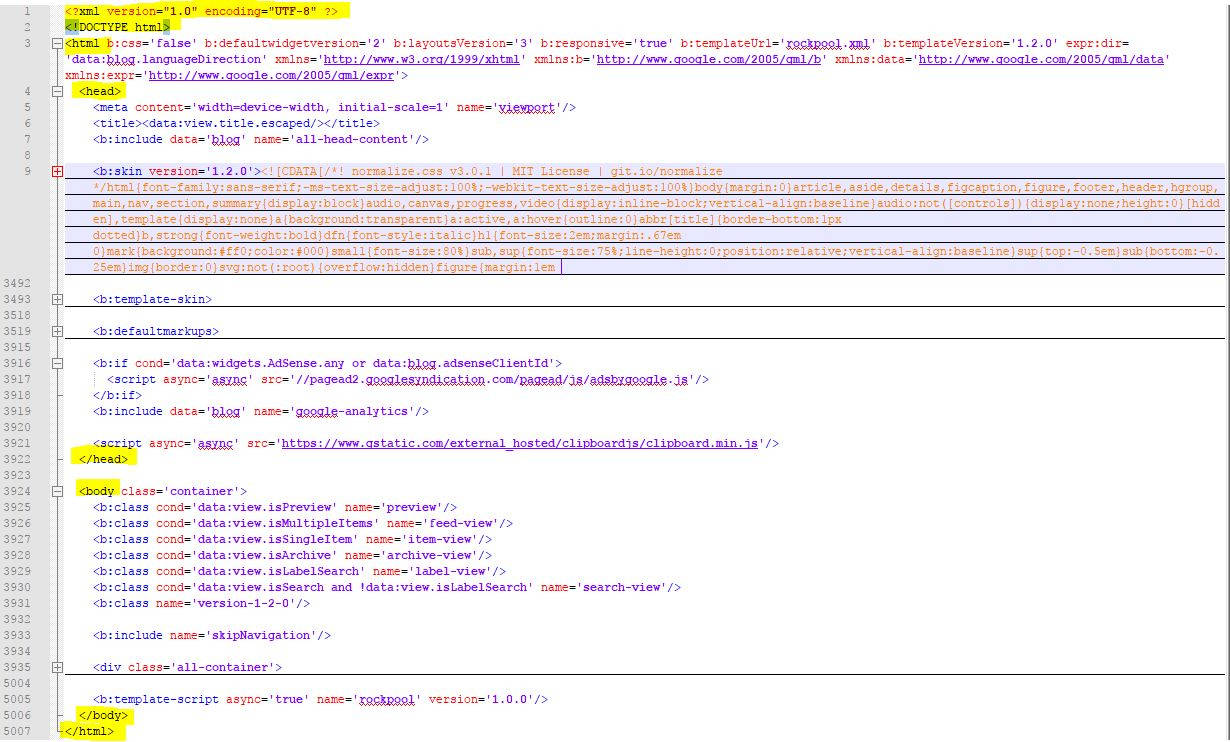 Basic HTML Code Required for Blogger - BLOGSPOT BEGINS