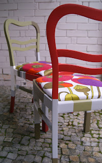 krzesła stylizowane / lata 40-te / autor: Iwona Wysocka