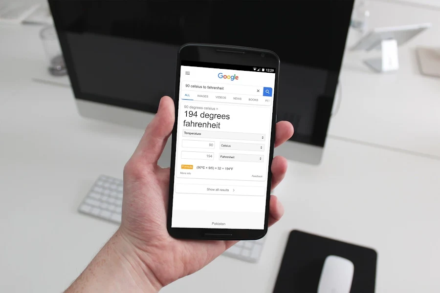 Google now directly answering certain mobile searches without other web results