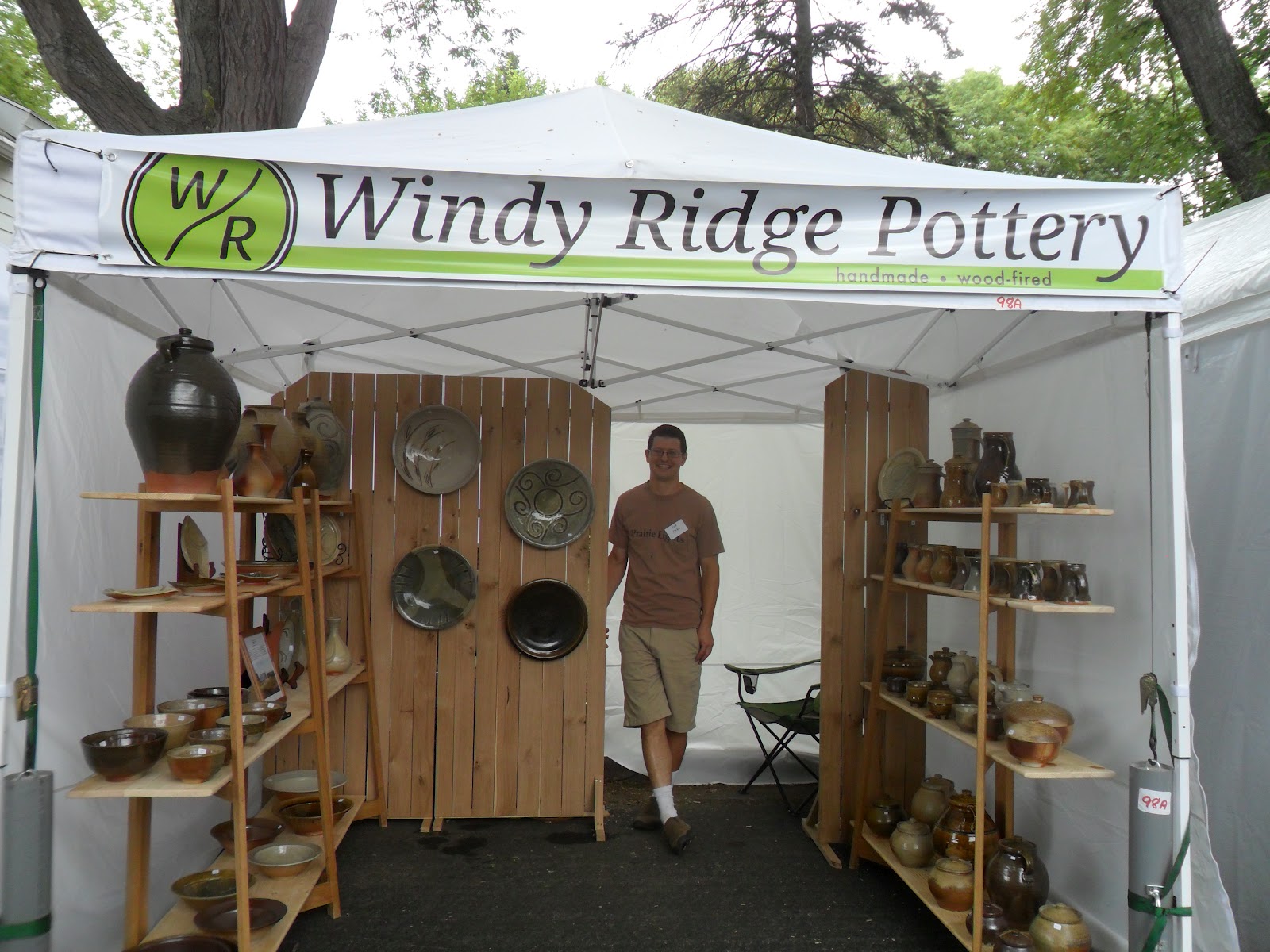 windy ridge pottery New Booth