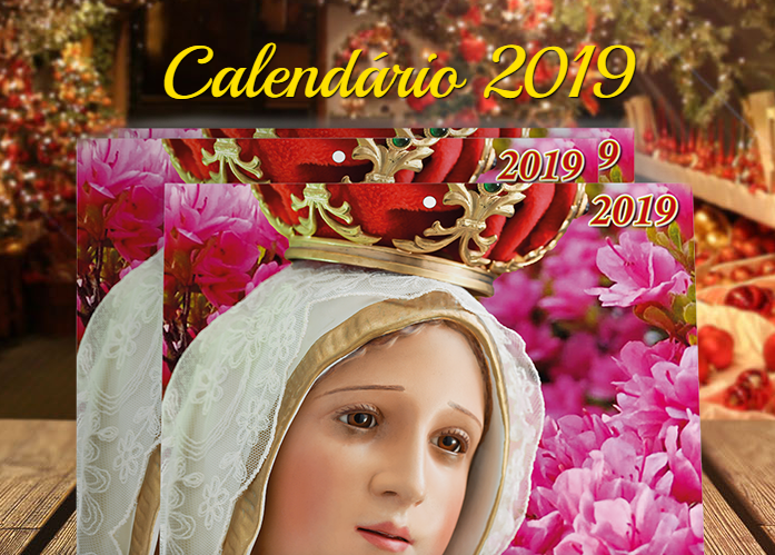 Calendário 2019 Nossa Senhora de Fátima Grátis