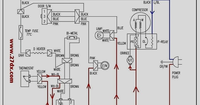 Diagrama Electrico de un Refrigerador o Nevera "Interpretacion" (+Video