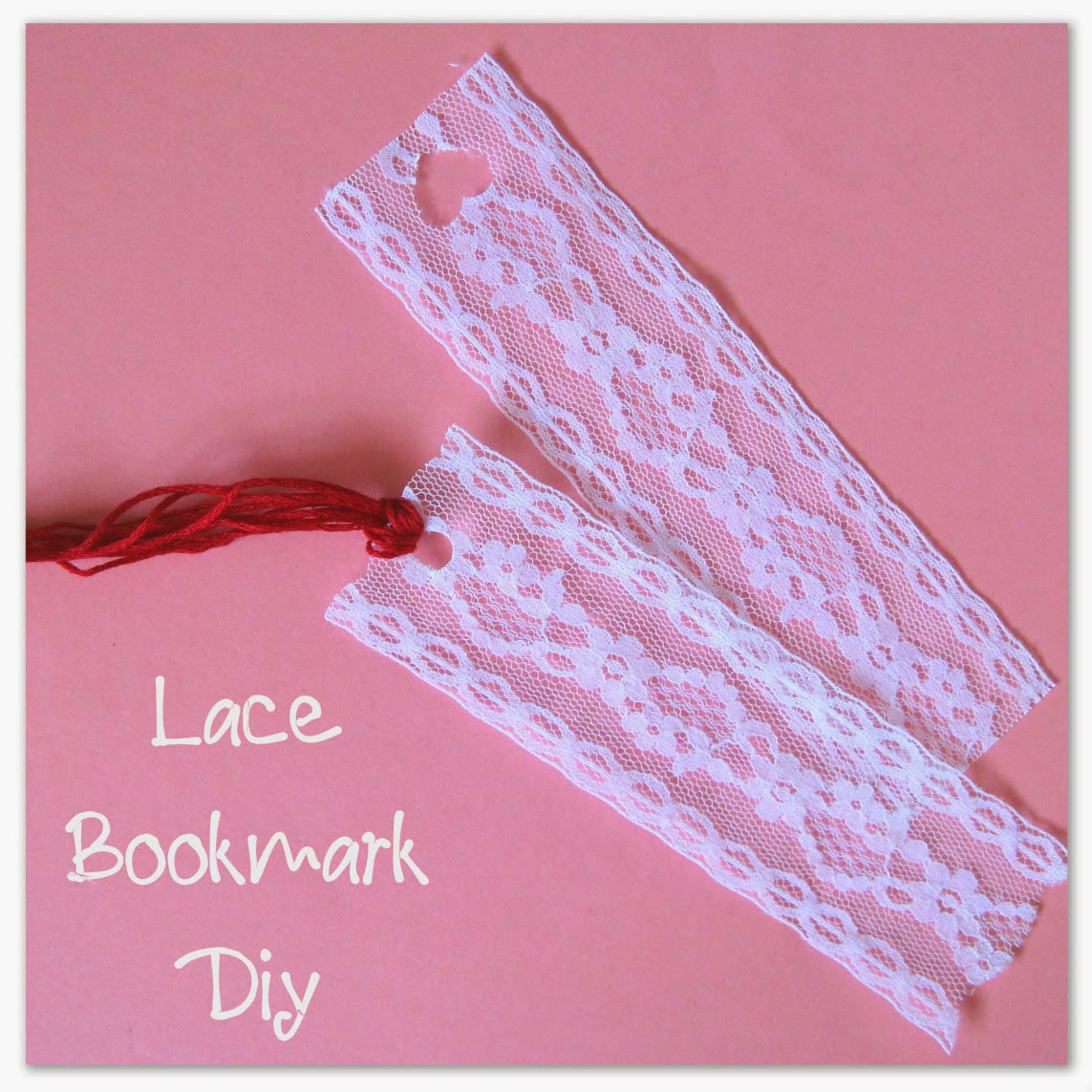 Happy as a Lark Lace Bookmark DIY