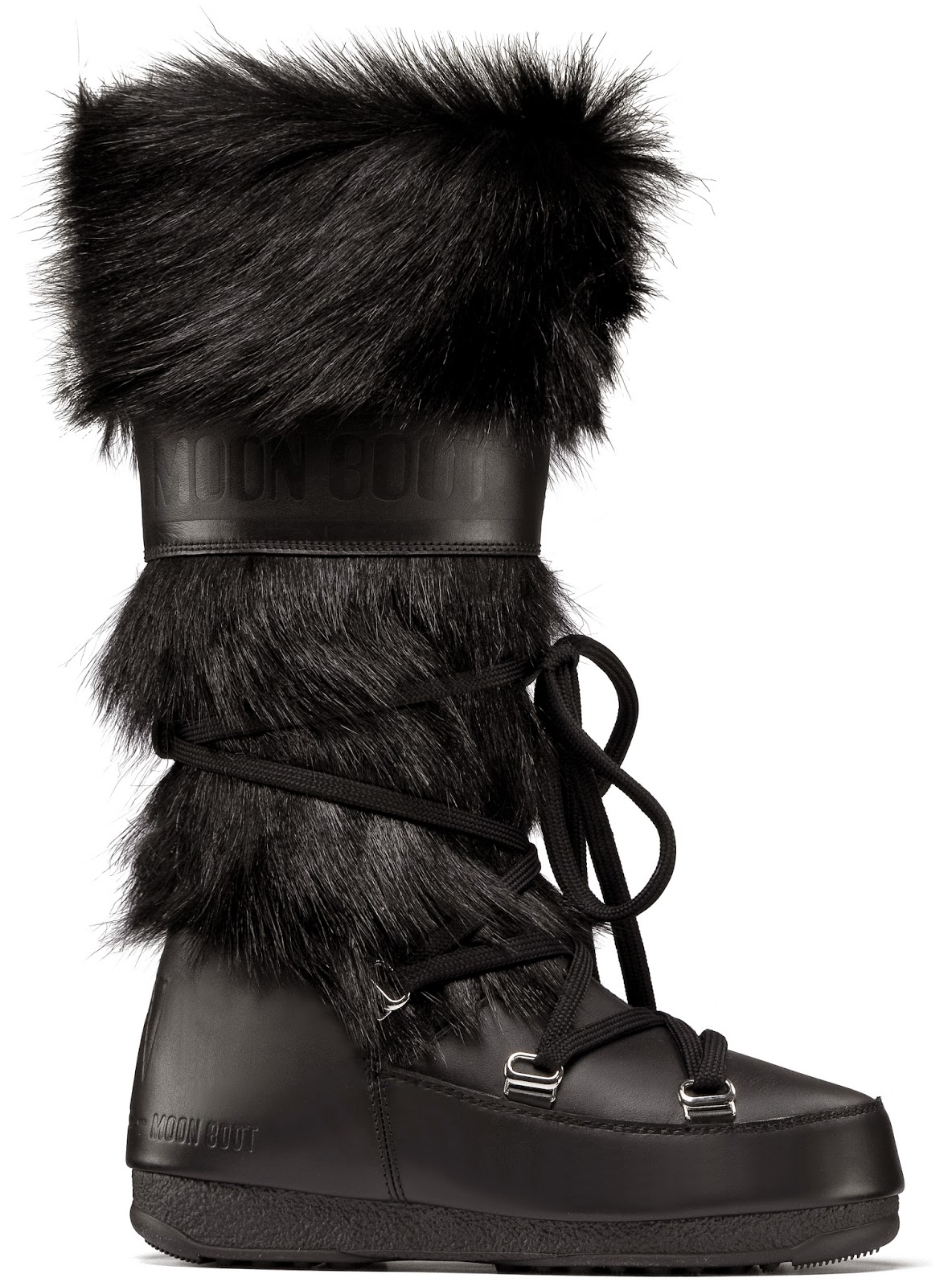 moon boots noir