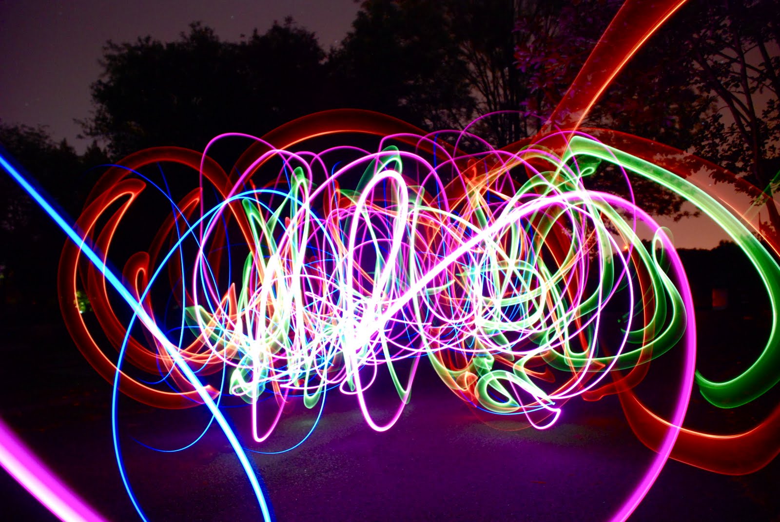 Hungry in the Studio: Light Graffiti